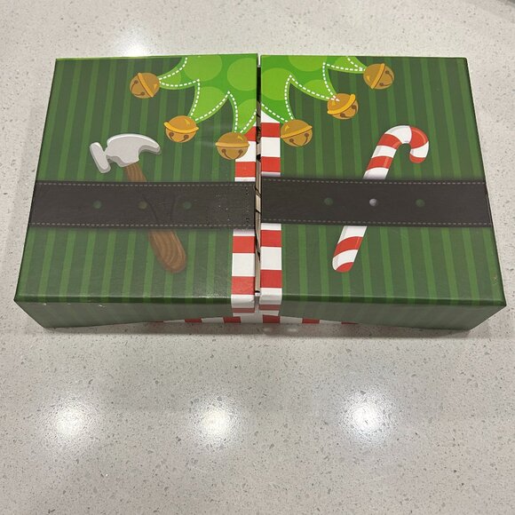 Box of 18 Vintage Wooden Christmas Ornaments Santa Snowman Sleigh Bells Gift Set - Picture 7 of 7